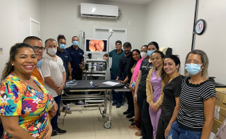 Hospital Regional de Porto Nacional treina equipe para o uso do endoscópio flexível