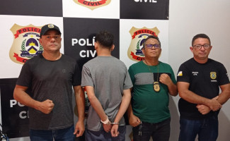 Em Itacajá, Polícia Civil cumpre mandado de prisão contra foragido da Justiça do Mato Grosso do Sul pelo crime de homicídio