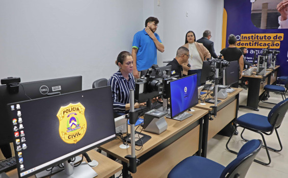 Em Palmas, governador Wanderlei Barbosa inaugura novo Núcleo de Identificação com sistema biométrico avançado 