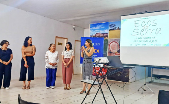 Gerida pelo Naturatins, APA Serra do Lajeado tem pinturas rupestres em destaque na exposição Ecos da Serra, em Lajeado 