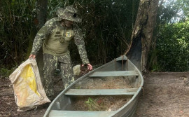 Em ação de fiscalização, Naturatins apreende mais de 3 mil metros de redes de pesca
