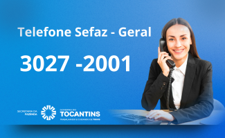 Contatos da Secretaria da Fazenda do Tocantins