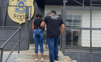 Em Cristalândia, Polícia Civil prende mulher foragida da justiça por latrocínio 
