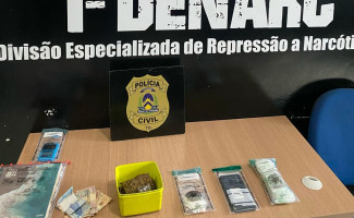 Operação Nárke: Em Palmas, homem é preso em flagrante pela Polícia Civil por tráfico de drogas
