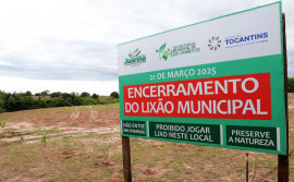 Com apoio do Governo do Tocantins, Juarina encerra lixão municipal e avança na gestão sustentável de resíduos
