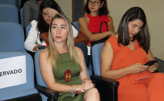 Delegada da Polícia Civil participa de evento que destaca protagonismo feminino no enfrentamento à violência contra a mulher
