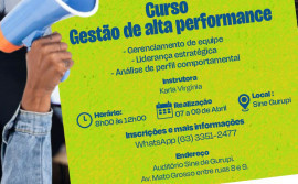Governo do Tocantins realiza curso de gestão de alta performance no Sine de Gurupi