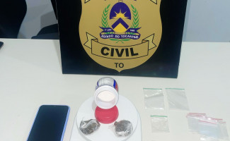 Em Pedro Afonso, Polícia Civil prende homem investigado por tráfico de drogas