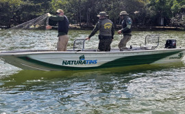 Naturatins intensifica fiscalização e apreende mais de 4 mil metros de redes de pesca no Tocantins