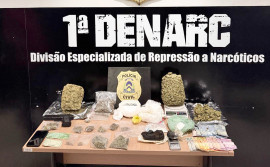 Operação Renorcrim: Polícia Civil apreende drogas e simulacro de arma de fogo em residência na Capital