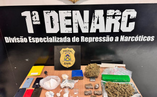 Renorcrim: Em Palmas, Polícia Civil estoura ponto de venda de entorpecentes e prende traficante