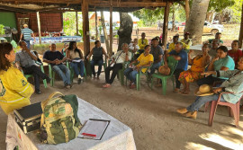 Naturatins e comunidade Taboca se mobilizam em ações de manejo do fogo, turismo e preservação ambiental