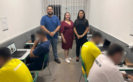 Governo do Tocantins inaugura novo laboratório de informática para aulas de educação superior na Unidade Penal Regional de Palmas
