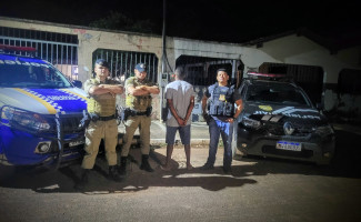 Suspeito de furtos é preso em Campos Lindos durante operação conjunta das Polícias Civil e Militar
