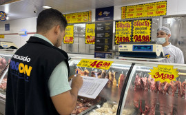 Procon Tocantins encontra variação de até 72% nos preços das carnes em Gurupi

