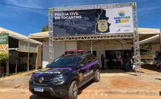 Agrotins 25 anos: Polícia Civil se faz presente na maior feira agrotecnológica do norte do Brasil