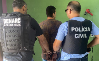 Em Araguaína, ação integrada entre Polícias Civis de Goiás e Tocantins resulta na prisão de foragido da justiça por tráfico de drogas