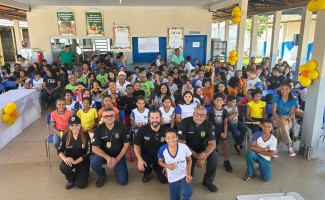 Caminhos Seguros: Polícia Civil realiza atividade educativa para alunos da rede pública de Palmeirante
