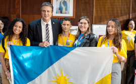 Estudantes da rede estadual representam o Tocantins na etapa nacional do Parlamento Juvenil do Mercosul, em Brasília
