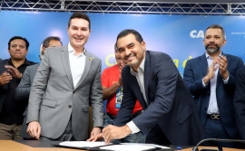 Governador Wanderlei Barbosa assina contratos com o Ministério das Cidades, garantindo quase 900 moradias para 29 cidades tocantinenses