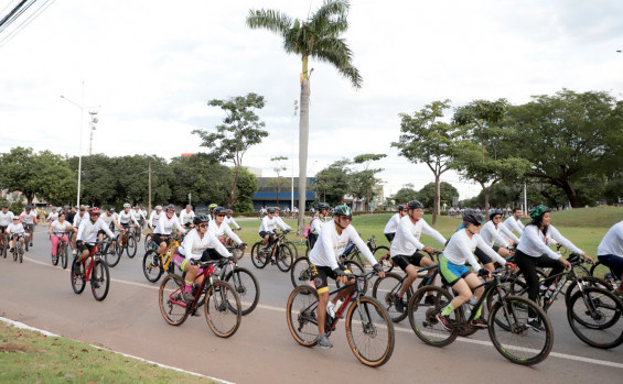 Maio Amarelo: passeio ciclístico do Detran/TO reúne mais de 500 participantes em prol de um trânsito seguro