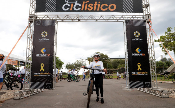 Maio Amarelo: passeio ciclístico do Detran/TO reúne mais de 500 participantes em prol de um trânsito seguro