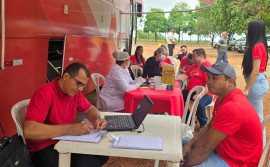 Unidade móvel da Hemorrede estará na feira coberta de Paraíso do Tocantins nesta terça, 3
