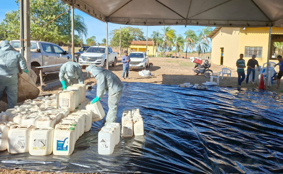 Na Semana do Meio Ambiente, projeto itinerante do Governo do Tocantins recebe mais de 18 mil embalagens vazias de agrotóxicos 