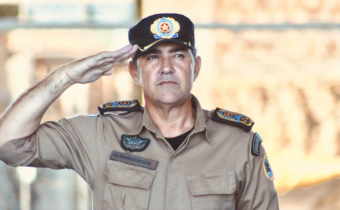 Comandante-geral coronel Márcio Barbosa reforça que a PMTO está vigilante e atuante. - Felipe Cruz / Governo do Tocantins