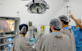 Com investimentos do Governo do Tocantins, Hospital Regional de Arraias realiza primeira cirurgia por videolaparoscopia