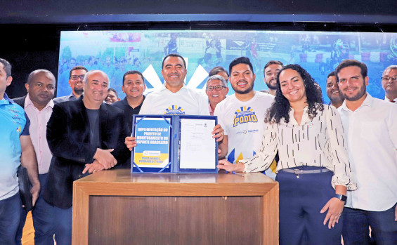 Cerimônia marcou também o início da parceria com o Instituto de Pesquisa de Inteligência Esportiva (Ipie), da UFPR, para implantação do Monitoramento do Esporte nos 139 municípios tocantinenses - Antonio Gonçalves/Governo do Tocantins
