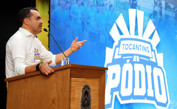 O secretário de Estado dos Esportes e Juventude, Atos Gomes, apresenta os pilares do programa Tocantins no Pódio e celebra o início dos Jogos dos Servidores - Antonio Gonçalves/Governo do Tocantins
