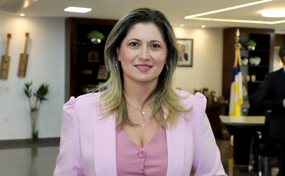 A prefeita de Itaporã, Kéia Caponi, reforçou a importância da obra para o desenvolvimento regional - Antonio Gonçalves/Governo do Tocantins