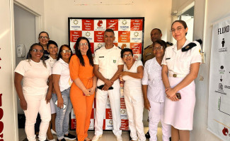 Unidade de Coleta de Porto Nacional recebe apoio da Polícia Militar durante campanha Junho Vermelho