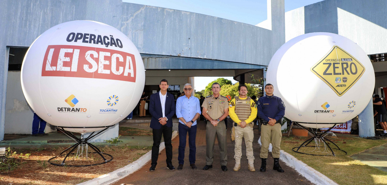 Cerimônia de lançamento da "Operação Lei Seca" e da “Operação Álcool Zero” ocorreram no Quartel do Comando Geral (QCG) em Palmas