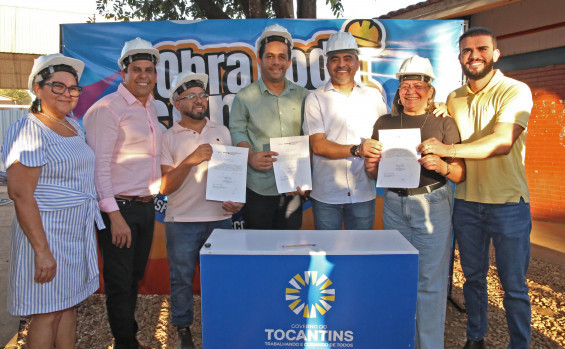 Governador Wanderlei Barbosa autoriza reforma de três escolas estaduais em Palmas com investimento de quase R$ 3 milhões