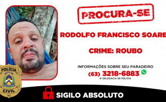 Polícia Civil procura suspeitos de furto e roubo na região sul de Palmas