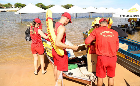 Governo do Tocantins reforça segurança nas praias de Araguacema e Caseara e garante tranquilidade aos visitantes