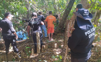 Ação conjunta da Polícia Civil e da Polícia Penal resulta no encontro de ossada de homem vítima de homicídio em Monte do Carmo
