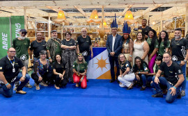 Governo do Tocantins abre estande na 25ª Fenearte, com protagonismo de artesãos indígenas e tradicionais
