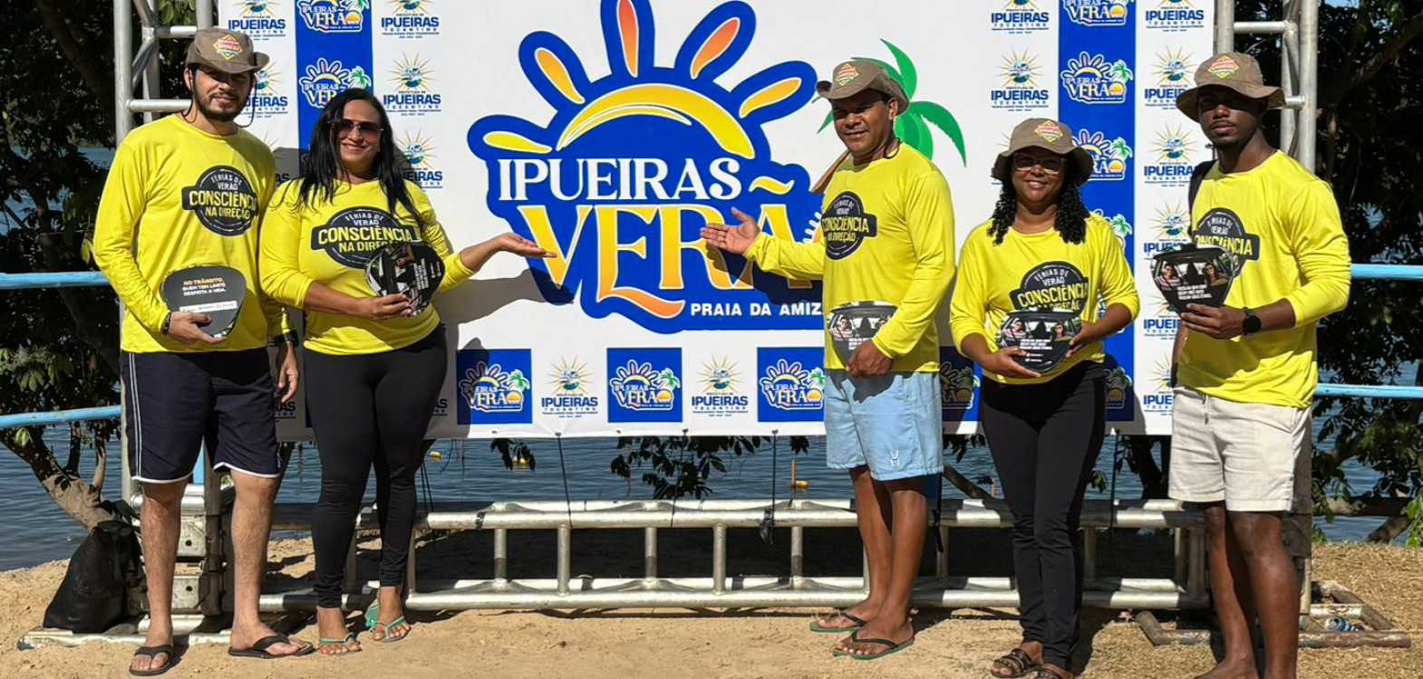 Equipes realizaram ações de conscientização junto à população de Ipueiras