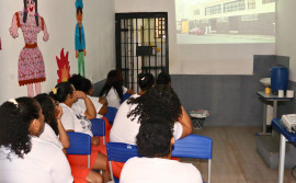 Seciju realiza 1ª Mostra de Cinema e Direitos Humanos na Unidade Penal Feminina de Palmas 
