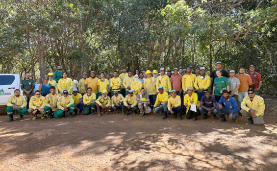 Governo do Tocantins conclui treinamento de novos brigadistas com prática de combate a incêndios florestais 