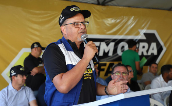 Em Centenário, governador Wanderlei Barbosa autoriza obra asfáltica de 32 km avaliada em R$ 55 milhões