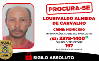 Polícia Civil procura por suspeito de execução em Ponte Alta do Tocantins