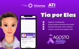 Governo do Tocantins lança assistente virtual "TIA por ELAS" para fortalecer políticas de proteção à mulher
