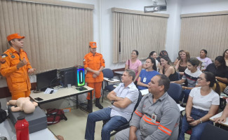 Hospital Maternidade Dona Regina realiza treinamento para formação de Brigada de Incêndio