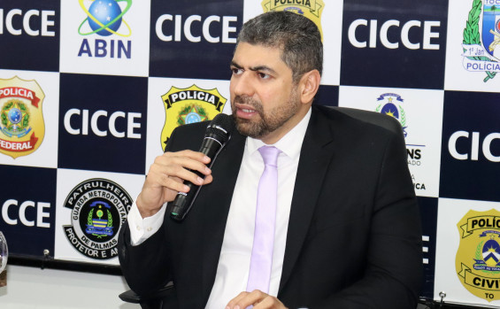 Secretário de Estado da Segurança Pública, Bruno Azevedo, destacou a importância da atuação conjunta das Forças de Segurança no combate à violência - Adrielly Calixto/Governo do Tocantins