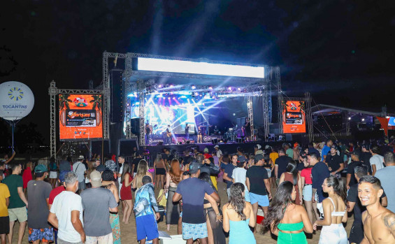 Atrações musicais animam os finais de semana nas praias tocantinenses, com apoio do Governo do Estado - Ademir dos Anjos /Governo do Tocantins