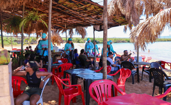 Projeto Praia Consciente leva educação ambiental, inclusão e sustentabilidade às praias, com ações da Semarh - Rennê Acácio/Governo do Tocantins